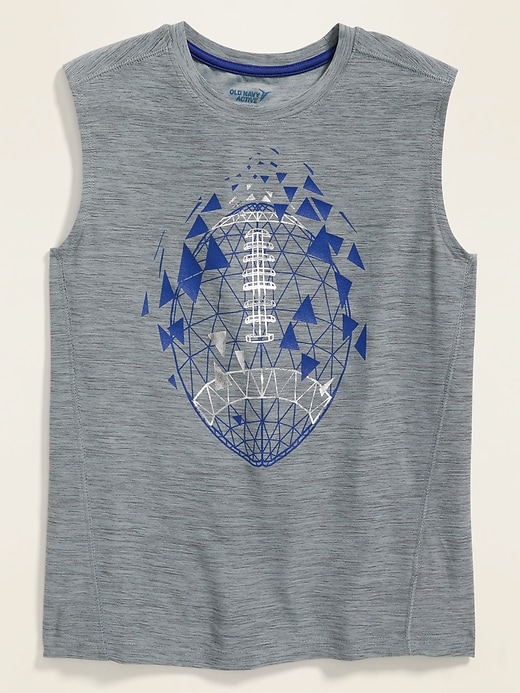 View large product image 1 of 1. Breathe ON Go-Dry Graphic Muscle Tank for Boys