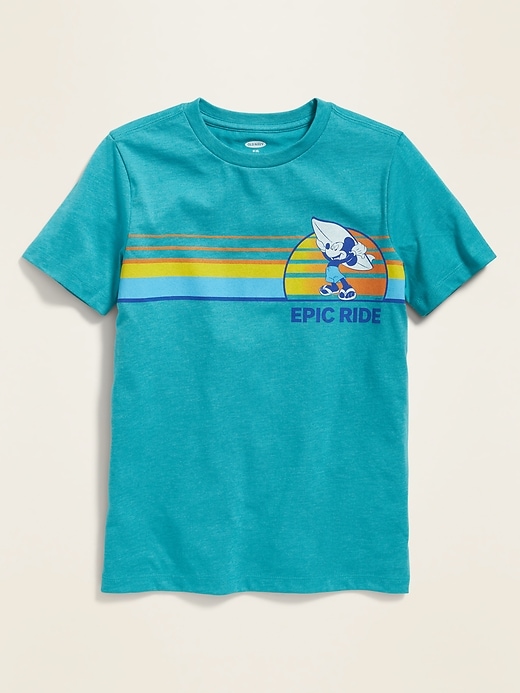 View large product image 1 of 2. Disney&#169 Mickey Mouse "Epic Ride" Tee For Boys