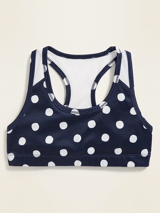 View large product image 1 of 1. Go-Dry Racerback Sports Bra for Girls