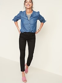 old navy black high waisted jeans