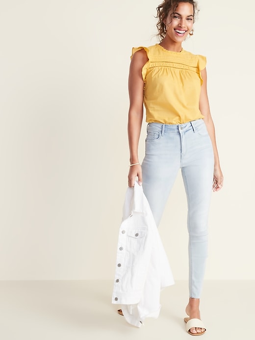 Image number 3 showing, Mid-Rise Raw-Edge Rockstar Ankle Jeans for Women