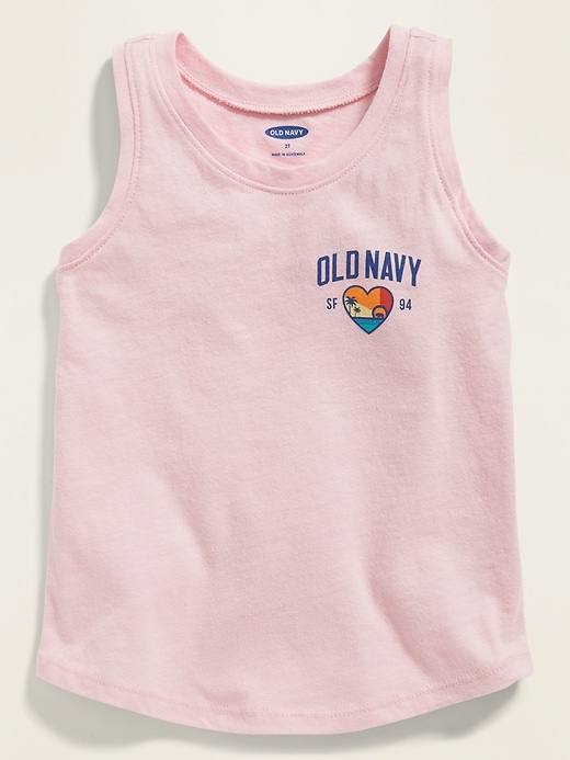 View large product image 1 of 1. Logo-Graphic Tank for Toddler Girls
