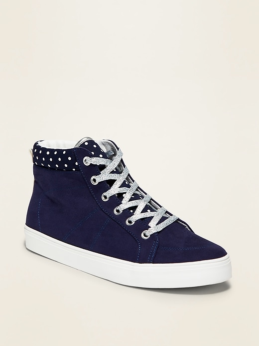 View large product image 1 of 1. Faux-Suede High-Tops for Girls