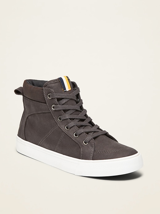 View large product image 1 of 3. Faux-Suede High-Tops for Boys