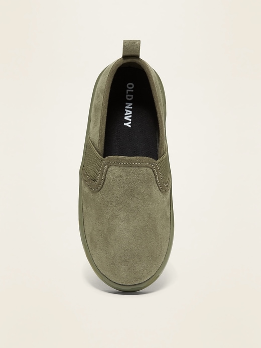 View large product image 2 of 4. Faux-Suede Slip-Ons for Toddler Boys