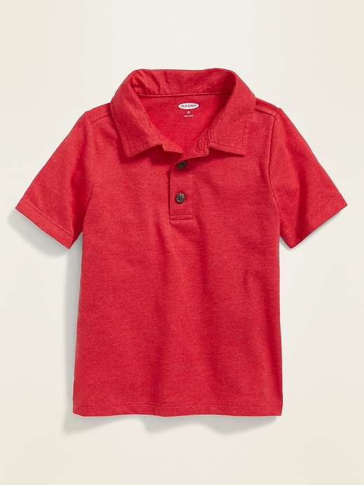 View large product image 1 of 1. Unisex Jersey Short-Sleeve Polo for Toddler