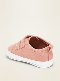 View large product image 3 of 4. Faux-Suede Double-Strap Sneakers for Baby
