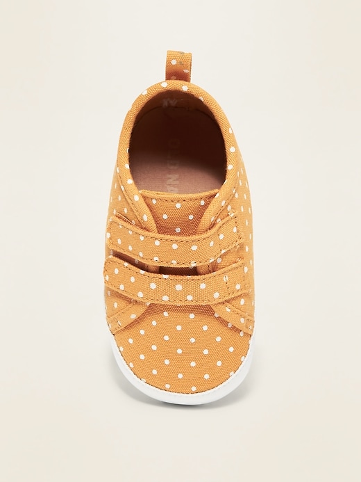 View large product image 2 of 4. Polka-Dot Secure-Strap Sneakers for Baby
