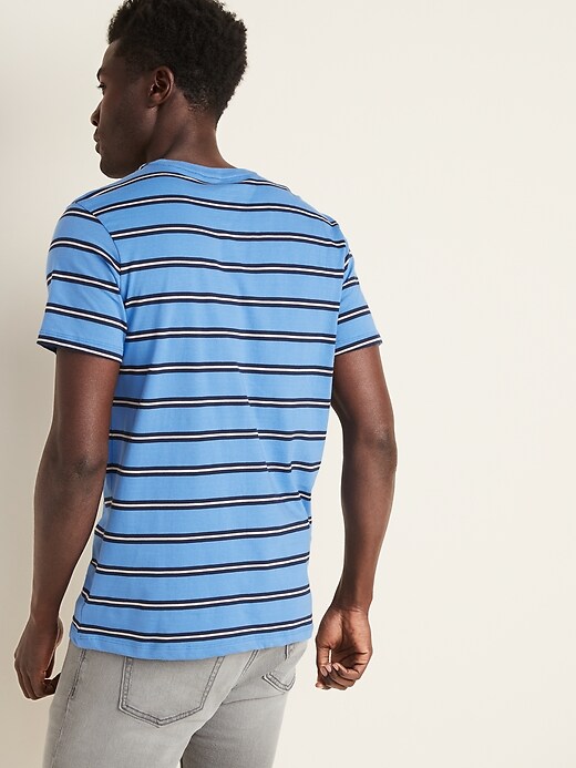 Image number 2 showing, Soft-Washed Striped Crew-Neck Tee