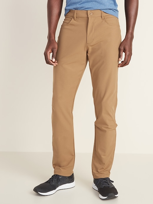 View large product image 1 of 1. Slim Go-Dry Built-In Flex Performance Pants for Men