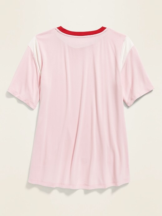 View large product image 2 of 3. Color-Blocked Flutter-Sleeve Tee for Girls