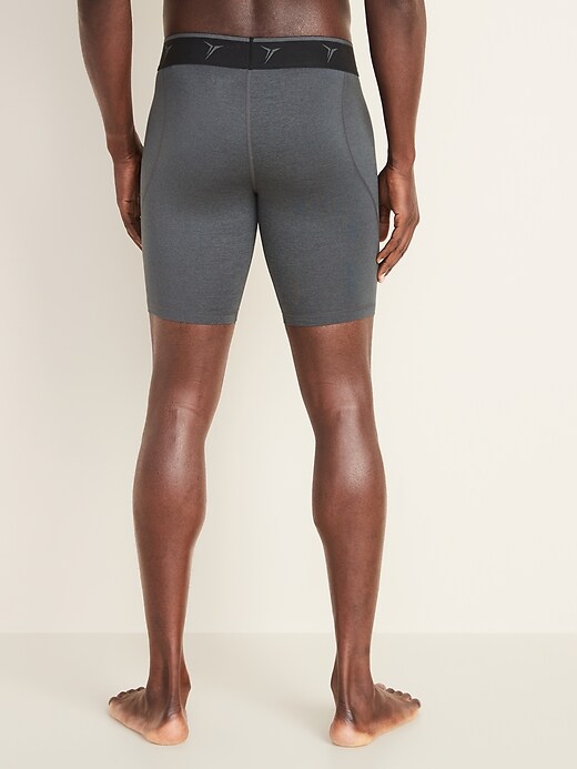 View large product image 2 of 2. Go-Dry Cool Base-Layer Shorts - 8-inch inseam
