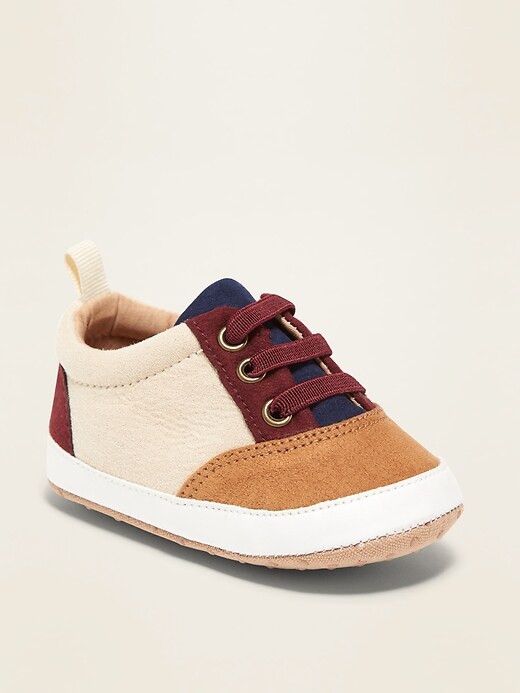 View large product image 1 of 4. Faux-Suede Sneakers for Baby