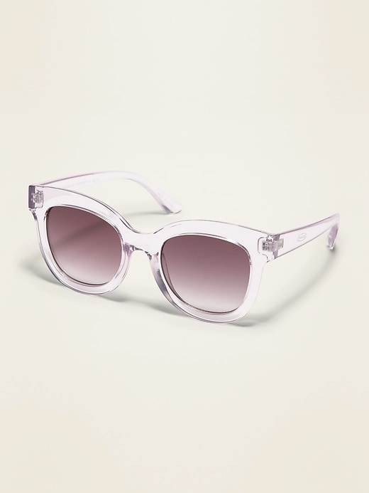 View large product image 1 of 1. Thick-Frame Square Sunglasses for Women