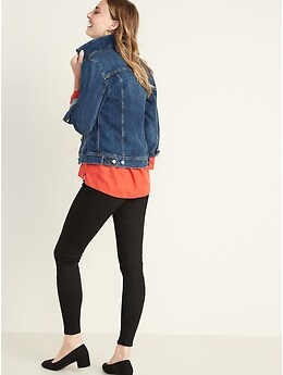 womens black skinny jeggings