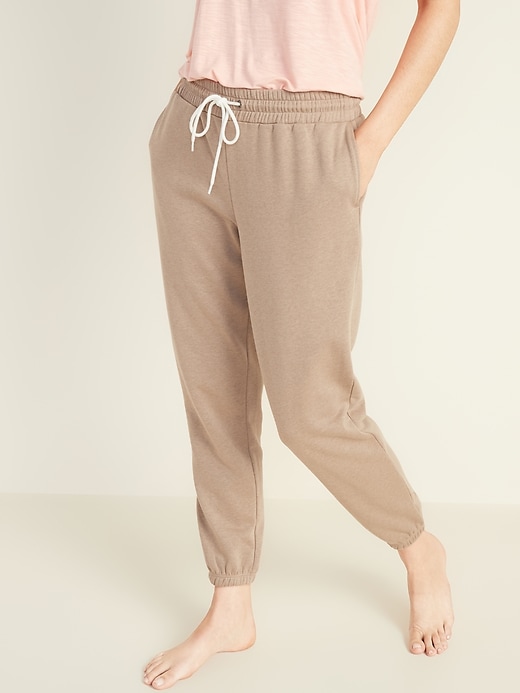 View large product image 1 of 1. French Terry Cinched-Hem Sweatpants for Women