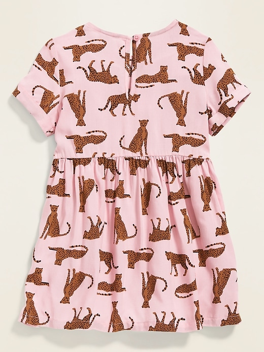 View large product image 2 of 4. Printed Fit & Flare Dress for Toddler Girls