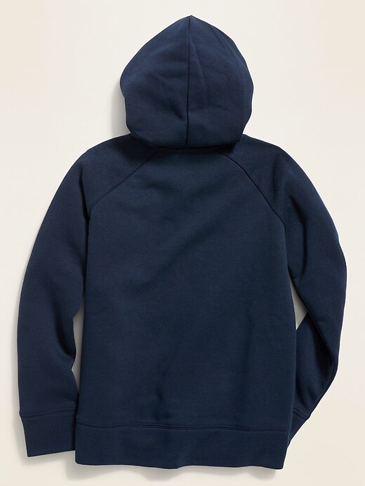 View large product image 2 of 3. Relaxed Uniform Zip Hoodie for Girls