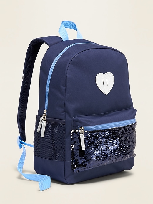 View large product image 1 of 2. Flippy-Sequin Pocket Backpack for Girls