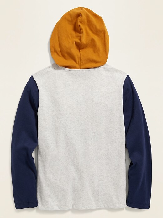 View large product image 2 of 3. Graphic Pullover Tee Hoodie For Boys