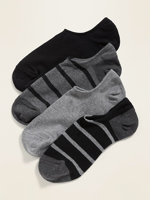View large product image 1 of 1. No-Show Liner Socks 4-Pack