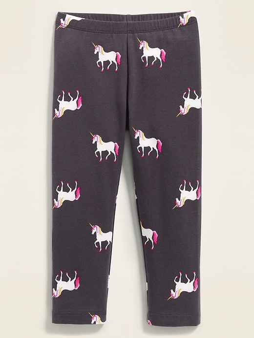 View large product image 1 of 1. Printed Jersey Leggings for Toddler Girls