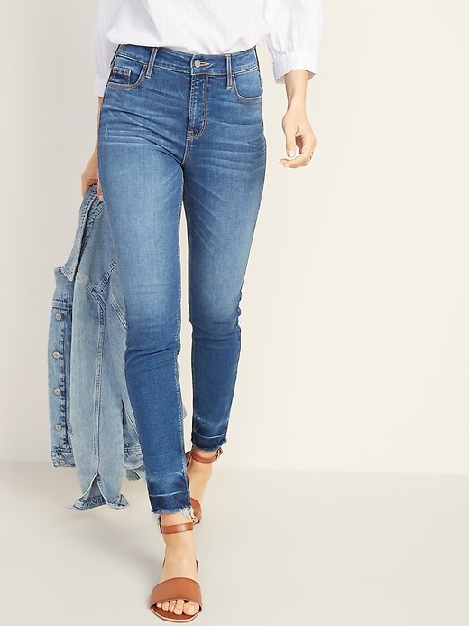 Image number 1 showing, High-Waisted Rockstar Built-In Sculpt Jeans For Women