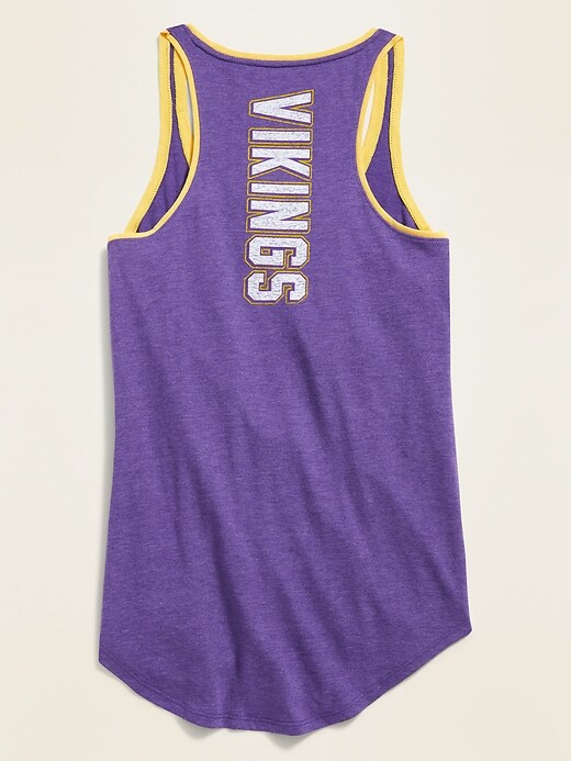 View large product image 2 of 2. NFL&#174 Team-Graphic Ringer Tank for Women
