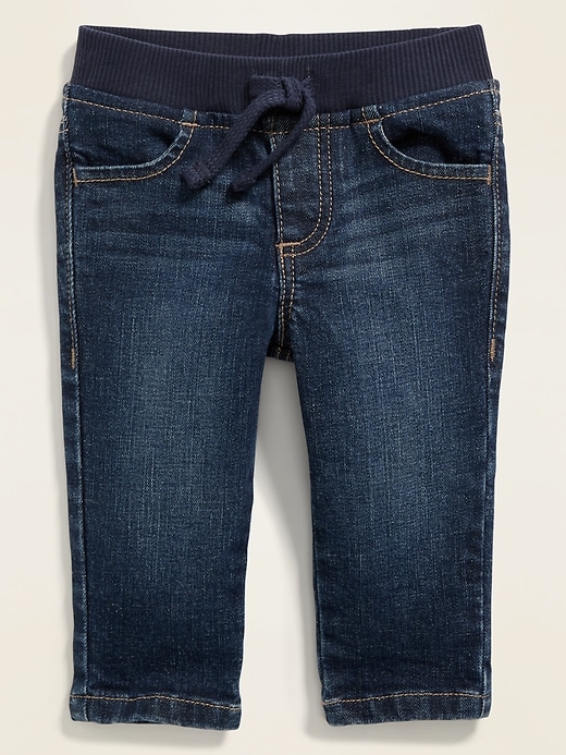 RibKnitWaist PullOn Skinny Jeans for Baby Old Navy