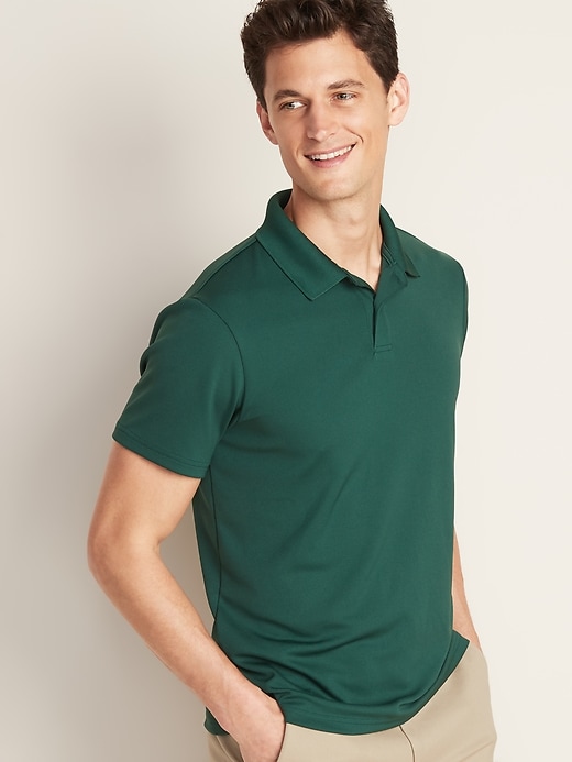 Old Navy Moisture-Wicking Tricot Uniform Polo for Men. 1