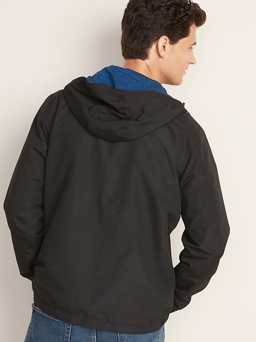 Image number 2 showing, Water-Resistant Hooded Anorak