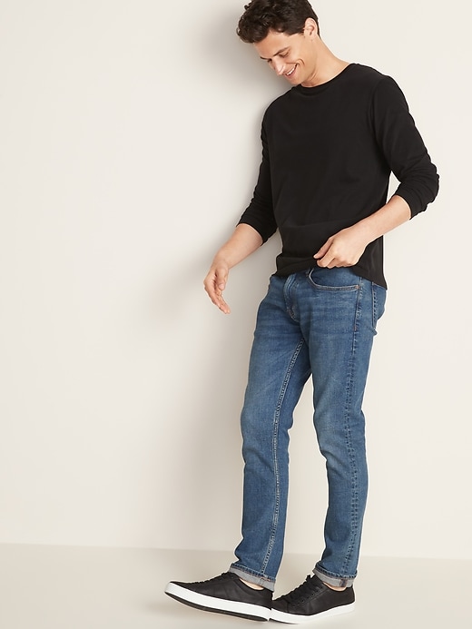 Image number 3 showing, Soft-Washed Crew-Neck Long-Sleeve Tee