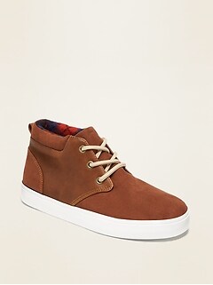 Faux-Suede/Faux-Leather Sneakers for Boys