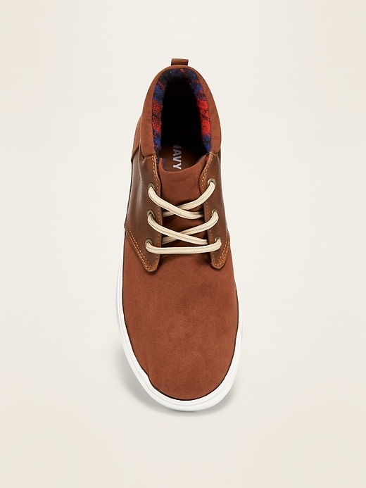 View large product image 2 of 3. Faux-Suede/Faux-Leather Sneakers for Boys