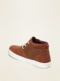 View large product image 3 of 3. Faux-Suede/Faux-Leather Sneakers for Boys