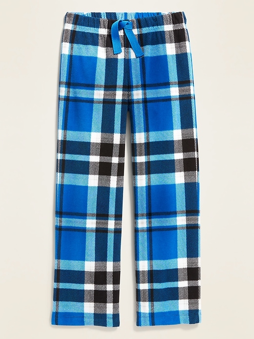 View large product image 1 of 1. Plaid Micro Performance Fleece Pajama Pants for Boys