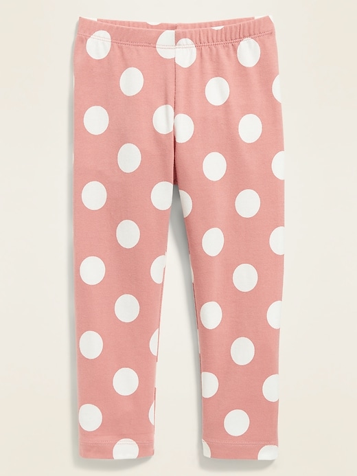 View large product image 1 of 1. Printed Jersey Leggings for Toddler Girls