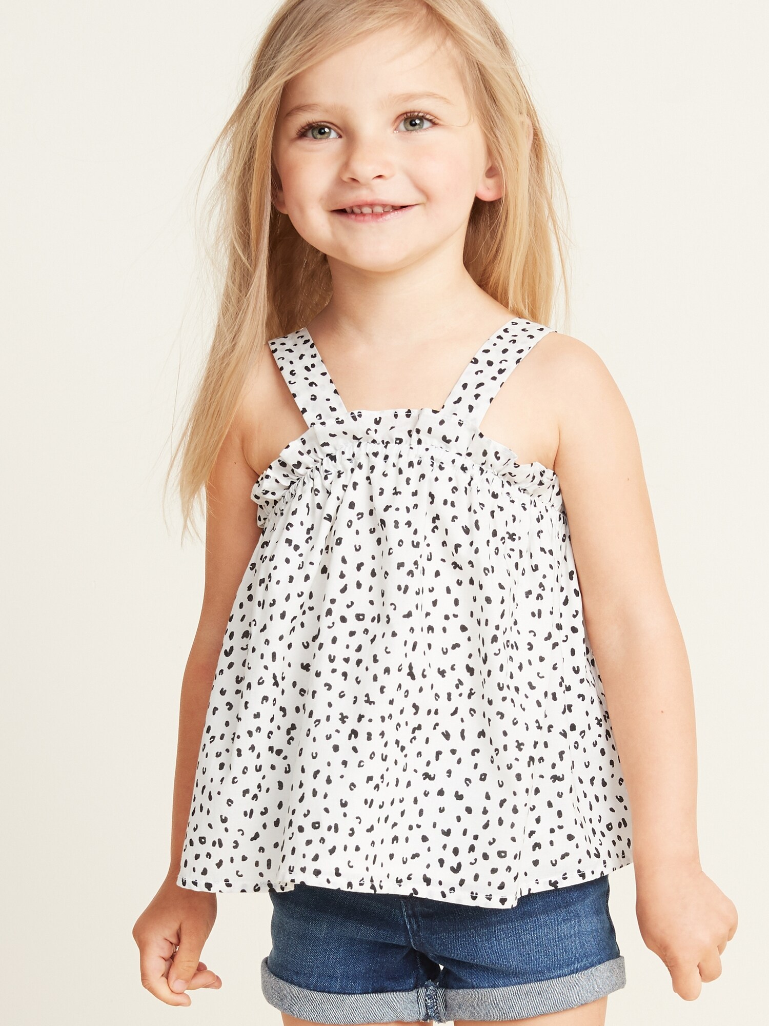 Printed Wide-Strap Tank for Toddler Girls | Old Navy