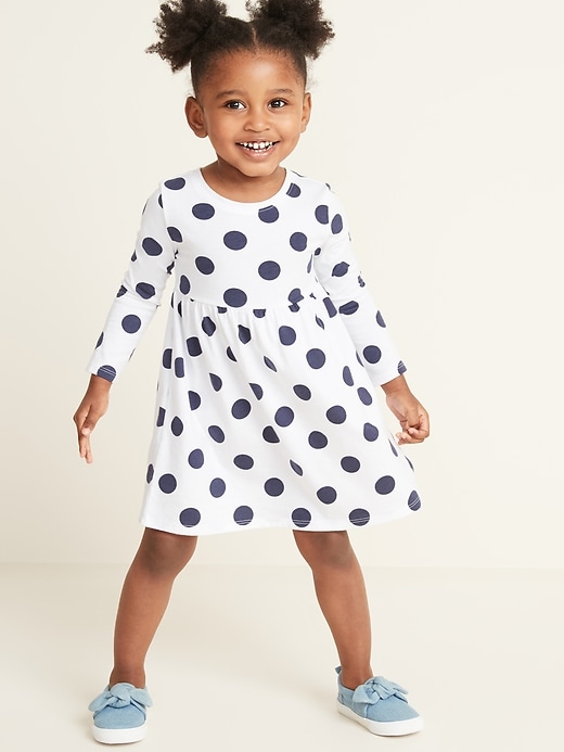 View large product image 1 of 4. Fit & Flare Jersey Dress for Toddler Girls