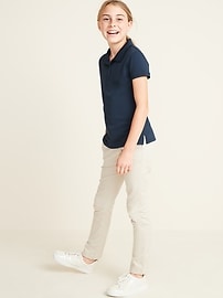 View large product image 3 of 3. Uniform Moisture-Wicking Polo for Girls