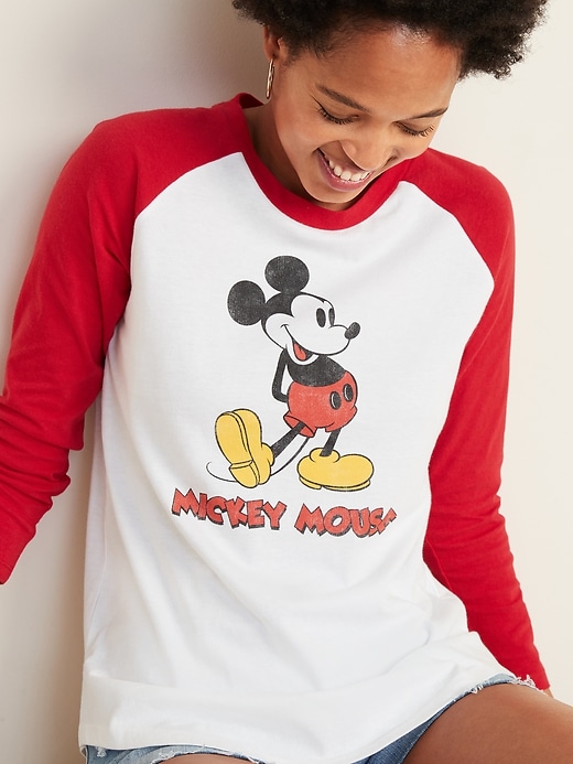 Image number 4 showing, Licensed Pop-Culture Baseball Tee for Women