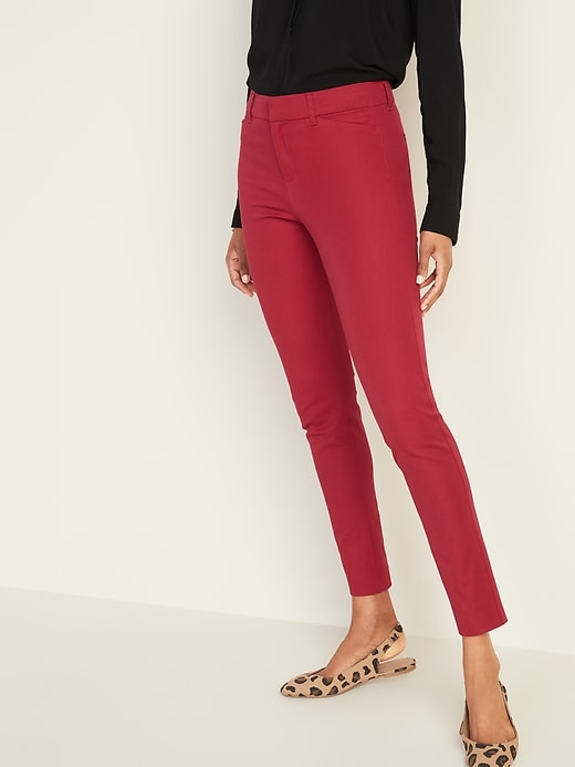 View large product image 1 of 3. Mid-Rise Pixie Ankle Pants for Women