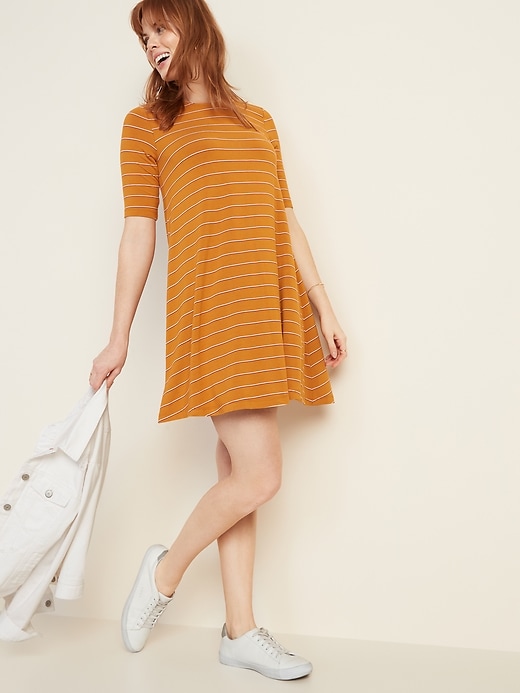 View large product image 1 of 1. Jersey Swing Dress for Women