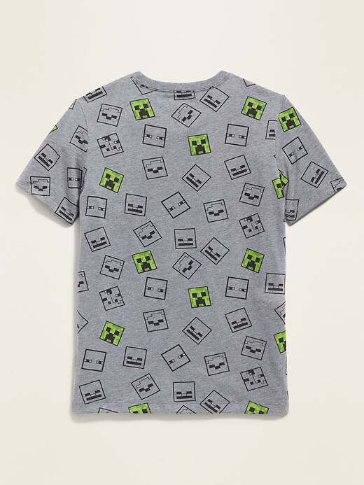 View large product image 2 of 2. Minecraft&#153 Creeper-Print Tee For Boys