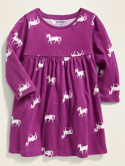 View large product image 1 of 1. Fit & Flare Jersey Dress for Baby