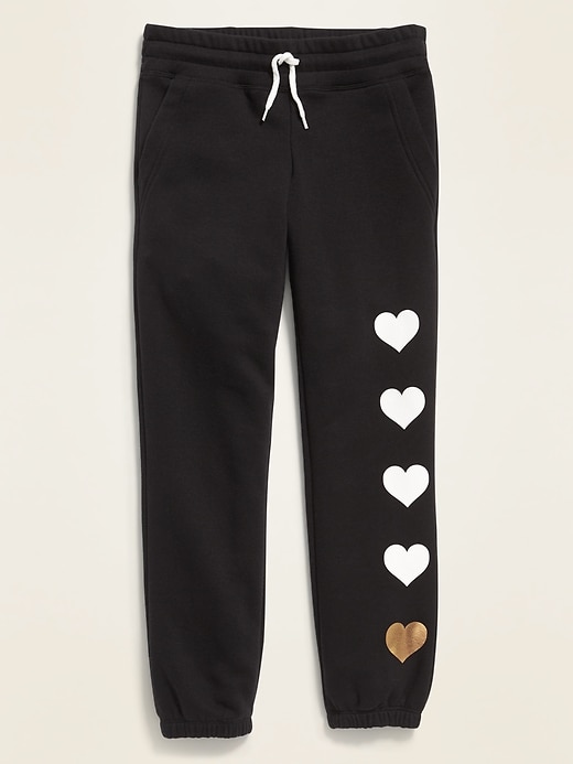 View large product image 1 of 3. Graphic Drawstring-Waist Joggers for Girls