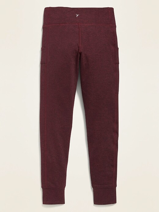 View large product image 2 of 3. Fitted Soft-Brushed Go-Dry Legging Joggers for Girls