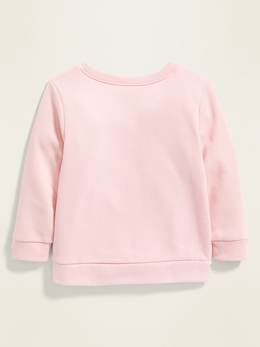 View large product image 2 of 4. Relaxed Critter-Graphic Sweatshirt for Toddler Girls