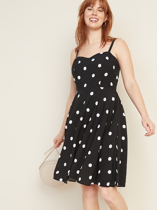 Printed Fit & Flare Cami Dress for Women | Old Navy