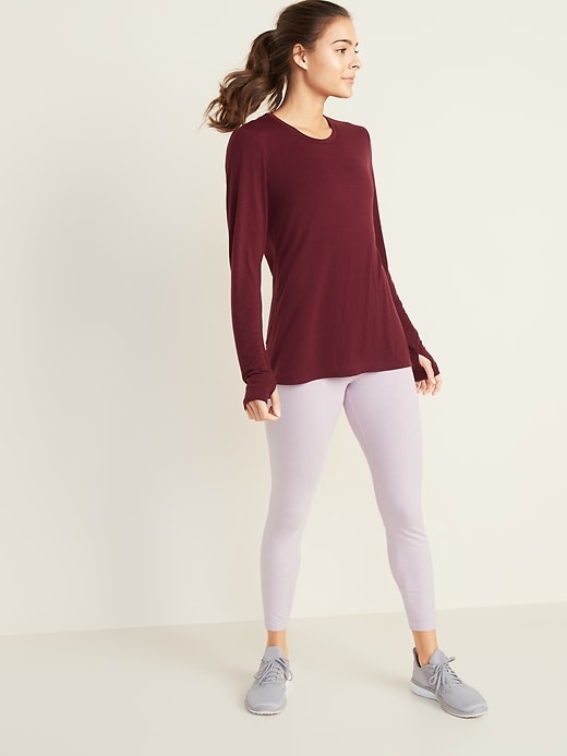 Image number 3 showing, Crew-Neck Performance Tee for Women